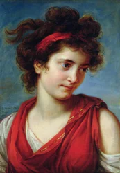 Porträt von Maguerite Porporati, 1792